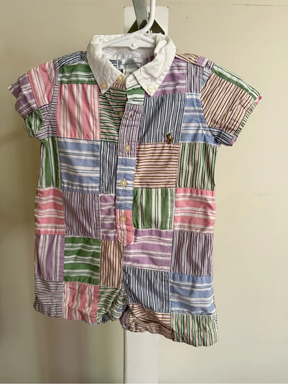 Ralph Lauren Patchwork Romper
